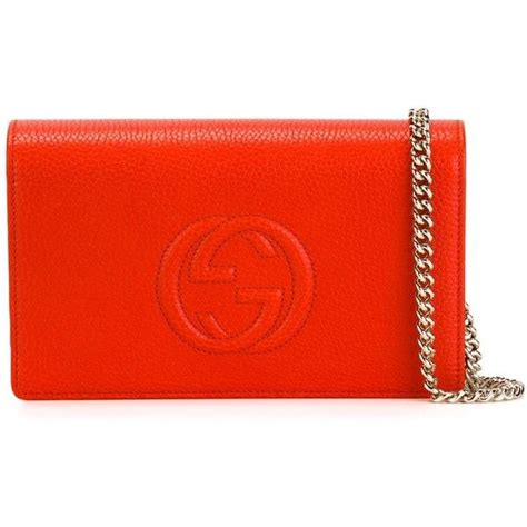 gucci orange soho wristlet|Gucci Soho wristlet. .